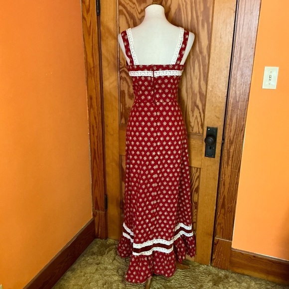 Vintage 70s floral maxi dress - Picture 14 of 15